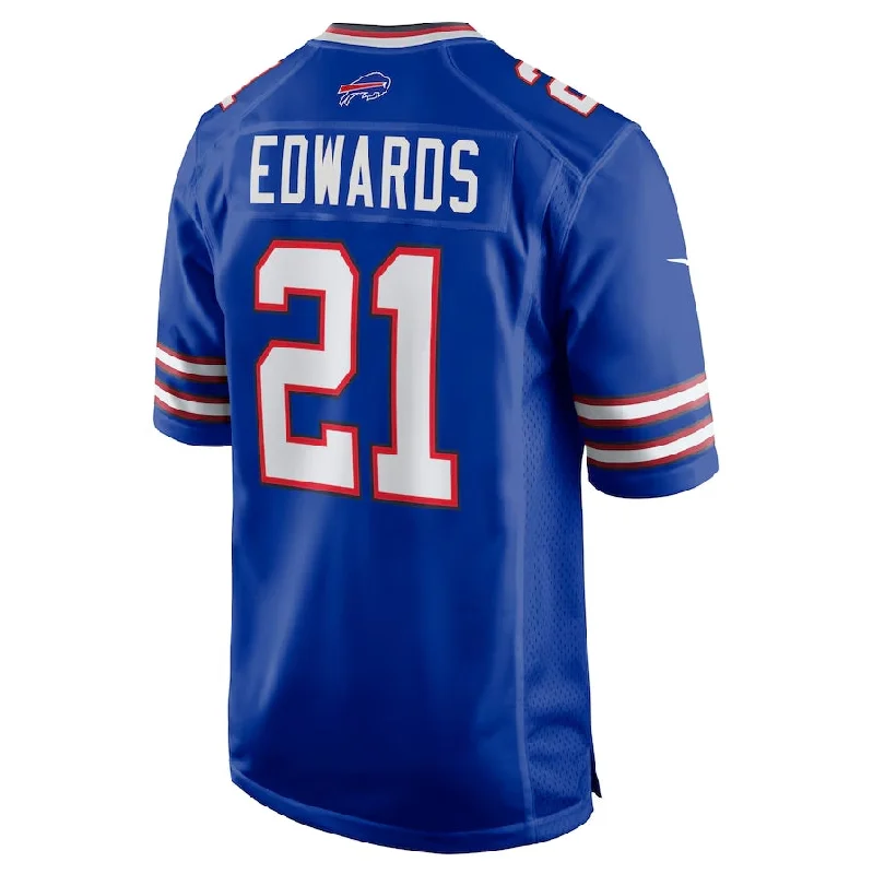 Football League Jersey-B.Bills #21 Mike Edwards Game Jersey - Royal Football Jerseys