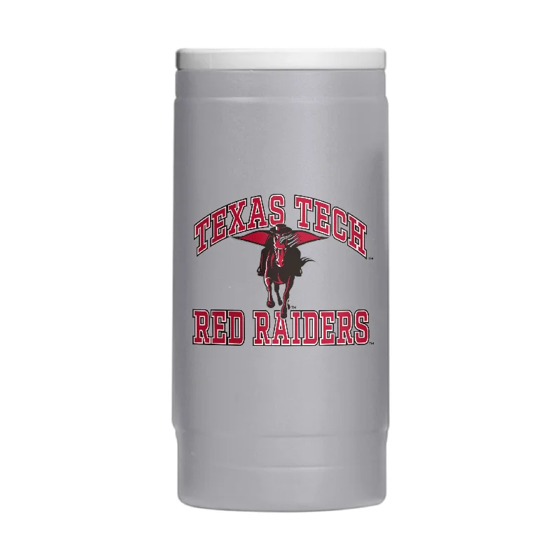 Bachelorette Party Team Mug-Texas Tech 12oz Athletic Powder Coat Slim Can Coolie