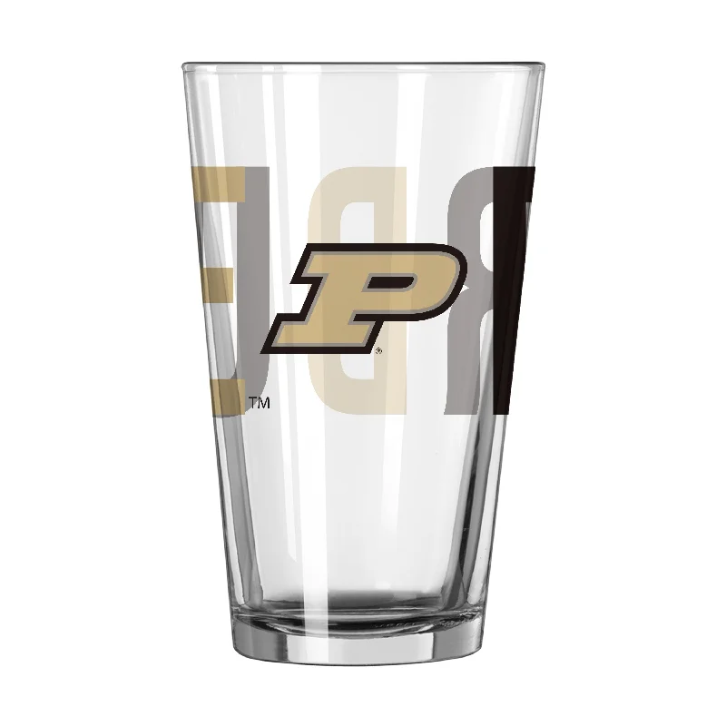 Tournament Team Mug-Purdue 16oz Overtime Pint Glass