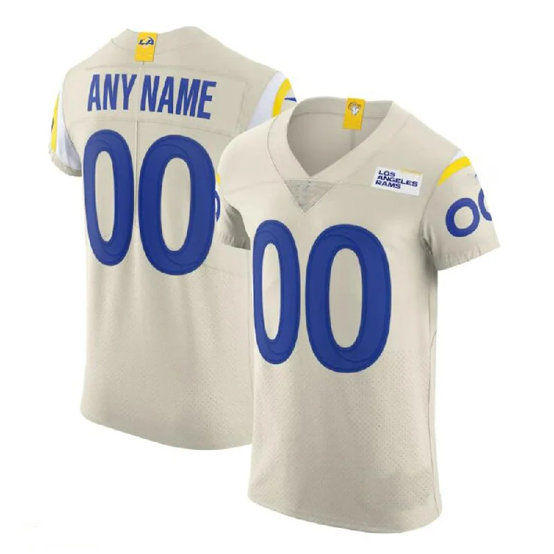 High School Football Jersey-Custom LA.Rams Bone Vapor Elite Jersey American Stitched Jersey Football Jerseys