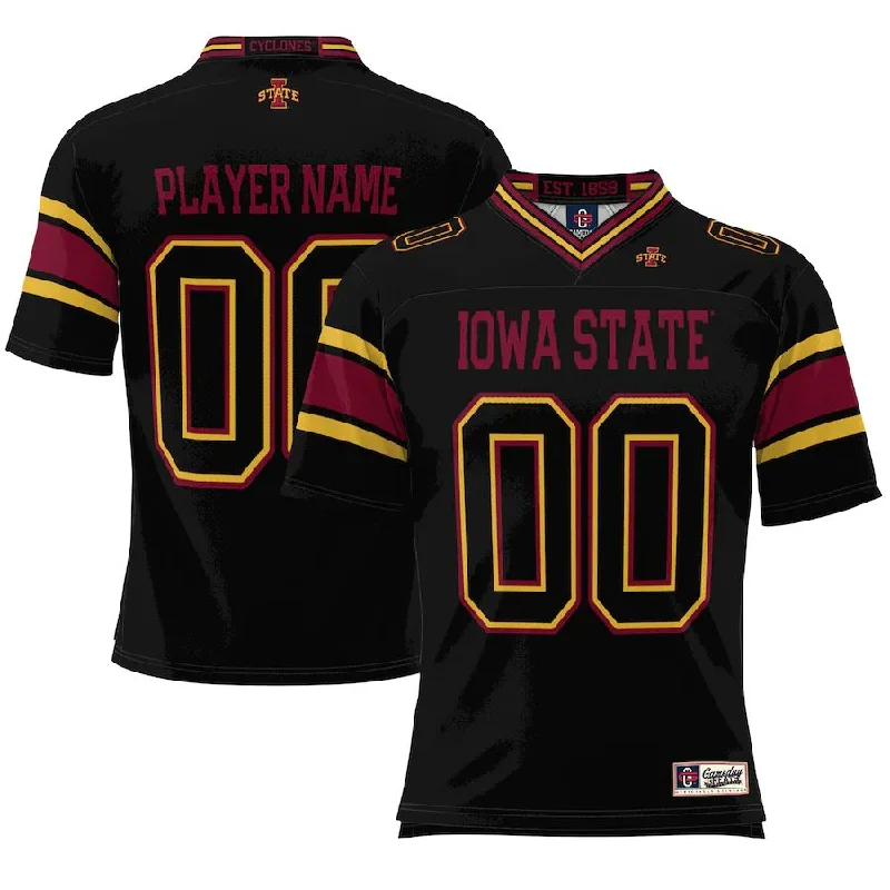 Winter Football Jersey-Custom I.State Cyclones ProSphere NIL Pick-A-Player Football Jersey Black American Stitched College Jerseys