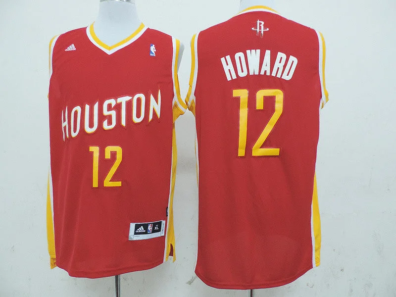 Basketball Trainer Jersey-Houston Rockets 12 Howard Red New Revolution 30 Basketball Jerseys