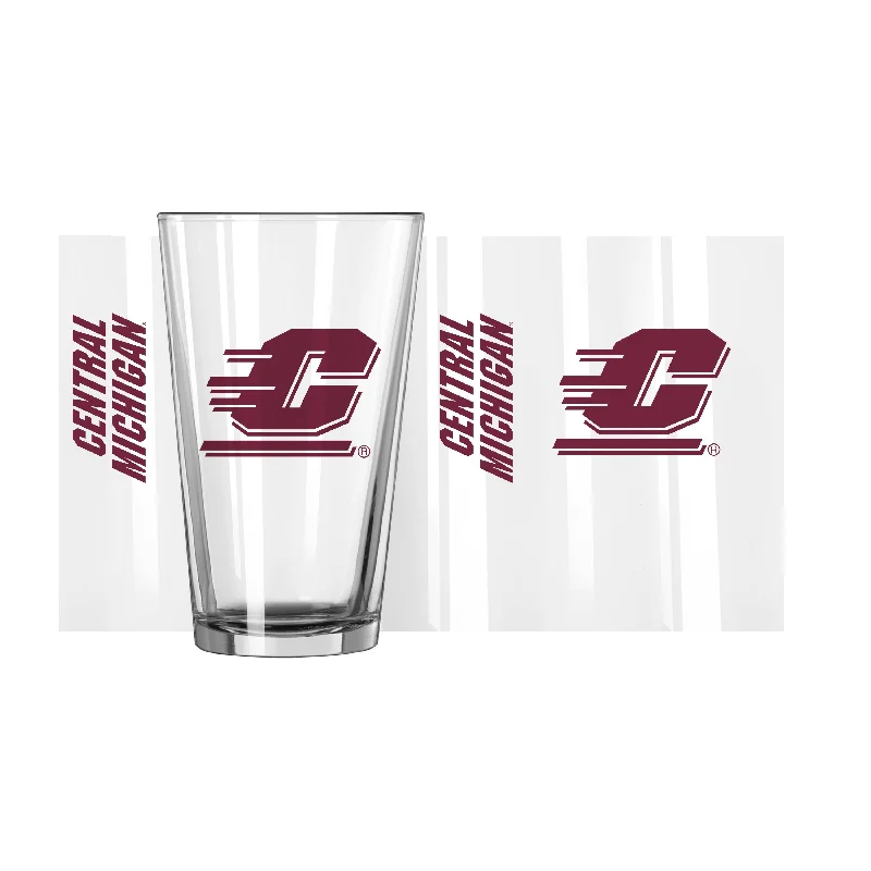 Central Michigan 16oz Gameday Pint Glass