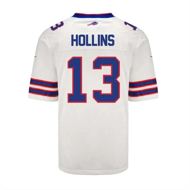 Oversized Football Jersey-B.Bills #13 Mack Hollins Game Jersey - White Football Jerseys